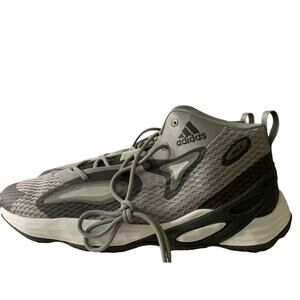 Adidas Men’s Exhibit A Low Basketball Shoes Sz. 18 NEW H68703 Gray New Wo Box